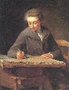 Lepicie, Nicolas Bernard The Young Draftsman oil painting artist